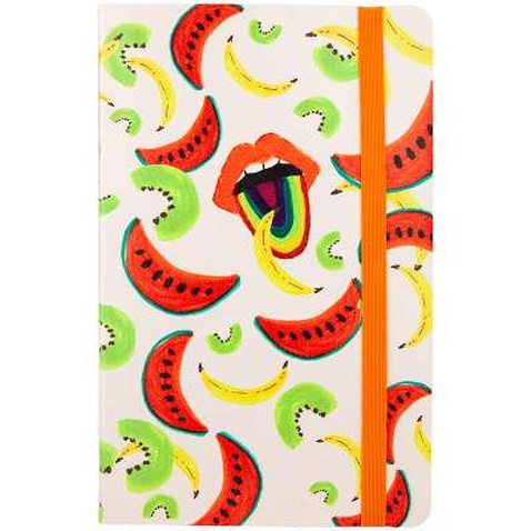 Книга записна Axent Partner BBH Soft 125x195 мм 96 аркушів в клітинку Fruits (8212-03-A)