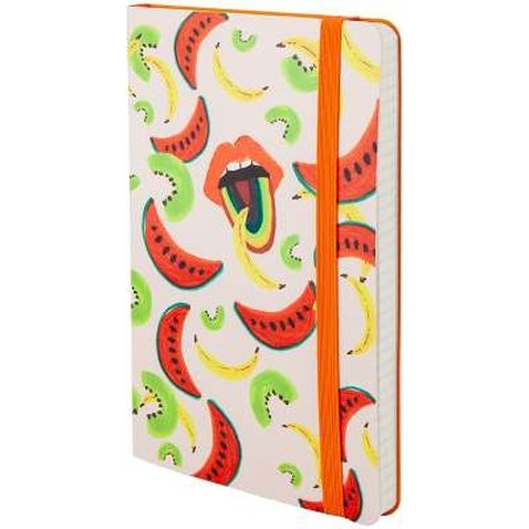 Книга записна Axent Partner BBH Soft 125x195 мм 96 аркушів в клітинку Fruits (8212-03-A)