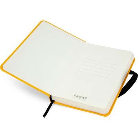 Книга записна Axent Partner 95х140 мм в клітку 96 аркушів Жовта (8301-08-A)