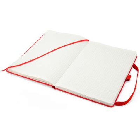 Книга записна Axent Partner Prime 145х210 мм A5 96 аркушів в клітинку Червона (8305-06-A)