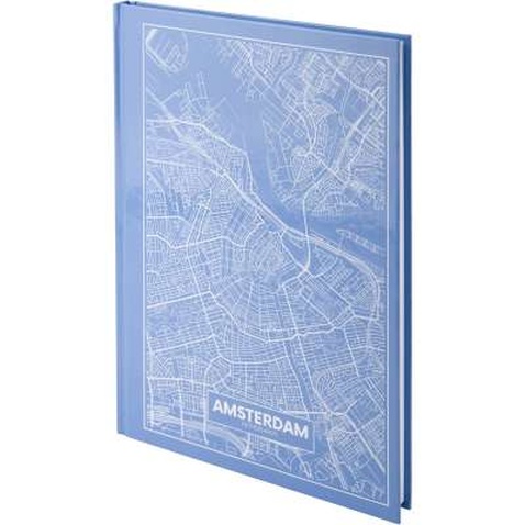 Книга записна Axent Maps Amsterdam А4 в твердій обкладинці 96 аркушів в клітинку (8422-507-A)