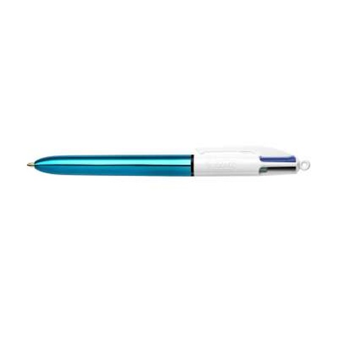 Ручка масляна Bic 4 в 1 Colours Shine Blue, голубая (bc982874)