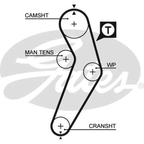 Ремінь ГРМ Gates 5473XS