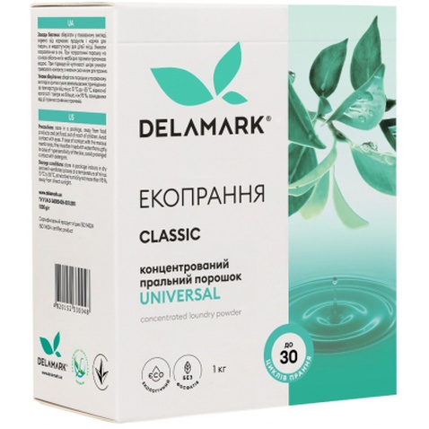 Пральний порошок DeLaMark Universal 1 кг (4820152330048)