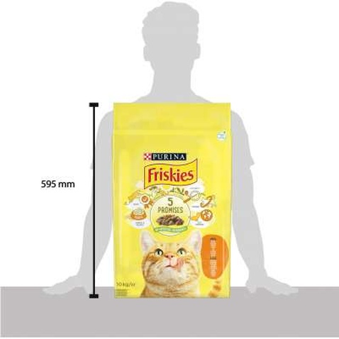 Сухий корм для кішок Purina Friskies з куркою та овочами 10 кг (5997204505101)