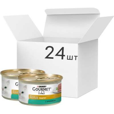 Паштет для котів Purina Gourmet Gold. З кроликом 85 г (7613033728747)