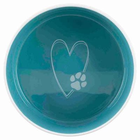 Посуд для собак Trixie Pet's Home 300 мл/12 см (бірюзовий) (4011905250502)