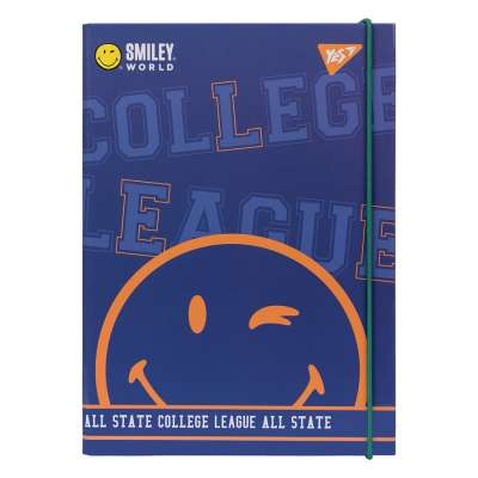Папка для зошитів Yes В5 на гумці Smiley World.College (491754)