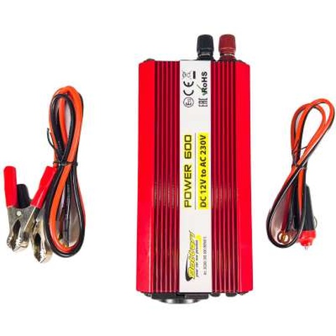 Автомобільний інвертор Bottari DC 12V - AC 230V 600W "POWER-600" (30200-IS)