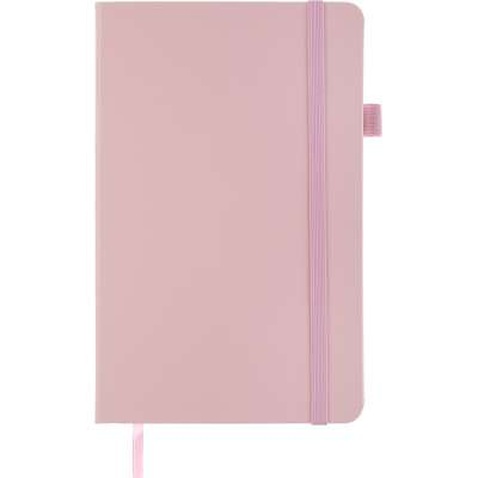 Книга записна Buromax Etalon 125x195 мм 96 аркушів в точку обкладинка зі штучної шкіри Рожева (BM.291360-10)