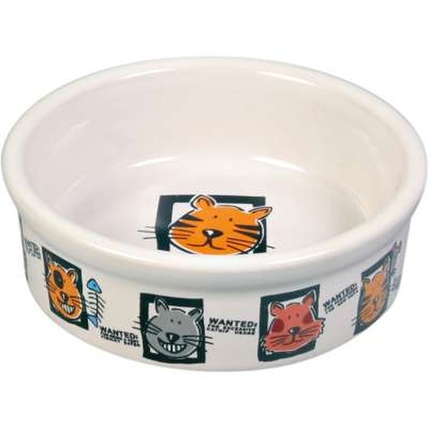 Посуд для котів Trixie Миска керамічна 200 мл/12 см (в асортименті) (4011905400815)