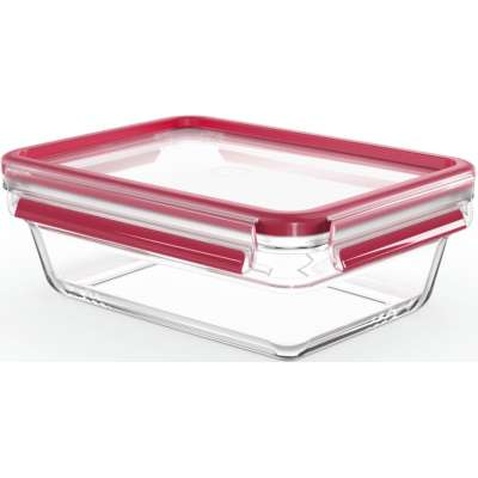 Харчовий контейнер Tefal Masterseal Glass Red 1.3 л (N1041010)