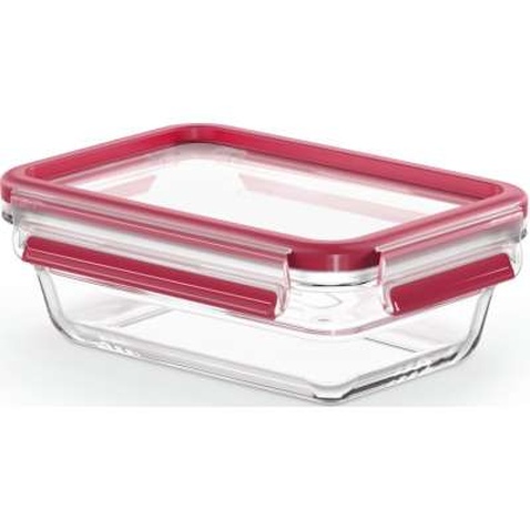 Харчовий контейнер Tefal Masterseal Glass7 Red 0.7 л (N1040610)
