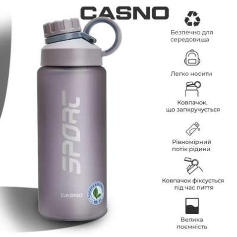 Пляшка для води Casno 500 мл KXN-1234 Фіолетова (KXN-1234_Purple)