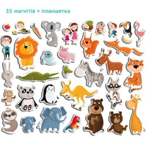 Навчальний набір DoDo Магнітна гра Зоопарк (200207)