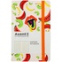Книга записна Axent Partner BBH Soft 125x195 мм 96 аркушів в клітинку Fruits (8212-03-A)