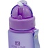 Пляшка для води Casno 400 мл MX-5028 More Love Фіолетова з соломинкою (MX-5028_Violet)
