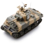 Танк PRO US M4A3 Sherman 1:24 HT IR (Desert RTR Version) VSTank (A03102315)