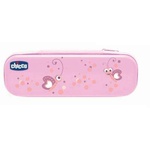 Дитяча зубна щітка Chicco щетка + паста розовый (06959.10)