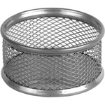 Підставка для скріпок Axent 80x80x40мм, wire mesh, silver (2113-03-A)