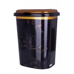 Кошик для білизни Violet House Decor Marble Black 55 л (0190 DECOR Marble BLACK 55 л)