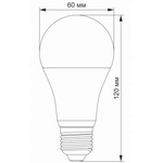 Лампочка Videx A65e 15W E27 3000K (VL-A65e-15273)