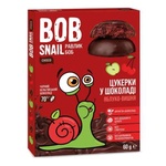 Цукерка Bob Snail Равлик Боб яблучно-вишневі в чорному шоколаді 60 г (1740465)