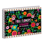 Альбом для малювання Yes А4 20 спіраль Folk flowers (130535)