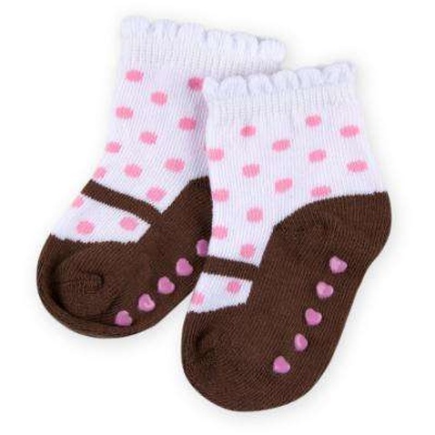 Шкарпетки Luvable Friends 3 пари неслизькі, для дівчаток (23117.12-24 F)