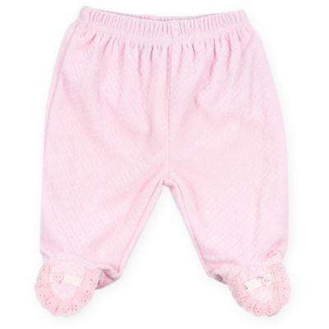 Набір дитячого одягу Luvena Fortuna велюровий рожевий з кроликом (EP6149.3-6)