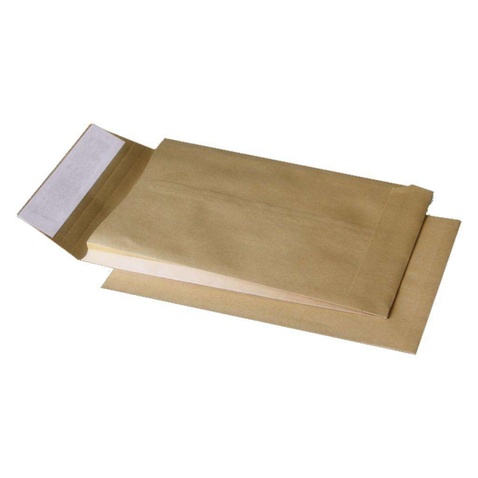 Конверт Куверт В4 (250х353мм) kraft paper, Peel & Seal, sides 40 mm (391157)