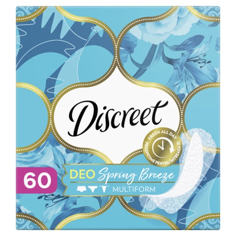 Щоденні прокладки Discreet Deo Spring Breeze 60 шт (8001090170316/4015400179757)