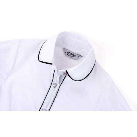 Блузка A-Yugi з коротким рукавом (1576-128G-white)