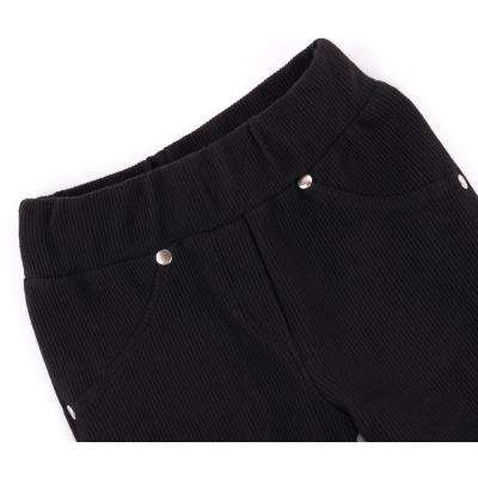Лосини Breeze в рубчик с карманчиком (9842-164G-black)