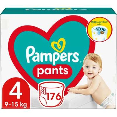 Підгузок Pampers трусики Pants Maxi Розмір 4 (9-15 кг) 176 шт (8006540068557)