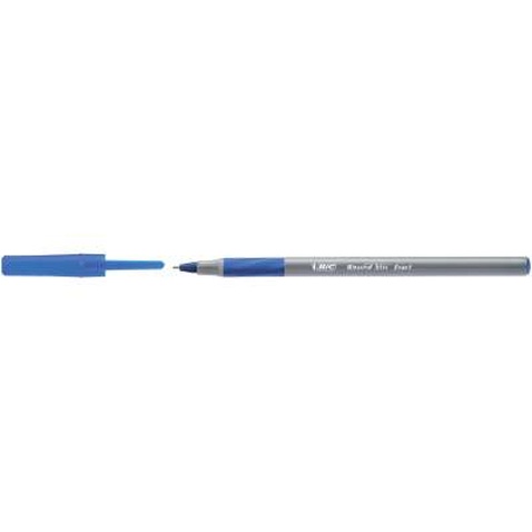 Ручка кулькова Bic Round Stic Exact овальний корпус з гумовим грипом Синя (bc918543)