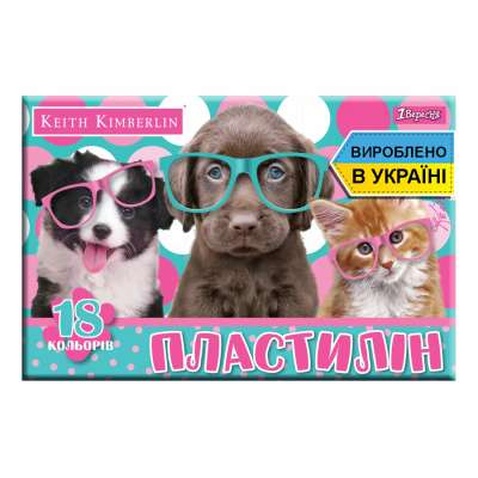 Пластилін 1 вересня Keit Kimberlin 18 кол. (540553)