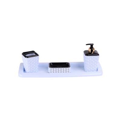 Набір для ванної кімнати Violet House Ротанг White (0543 Роттанг WHITE)