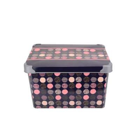Контейнер для зберігання Violet House 0648 Decor Polka Dot 20 л (0648 DECOR POLKA DOLT з/кр. 20 л)