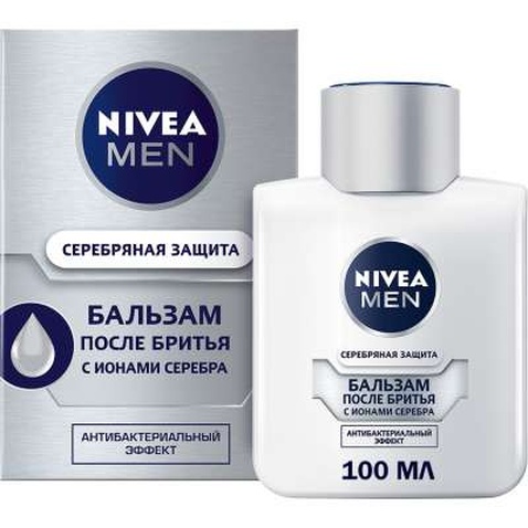 Бальзам після гоління Nivea Men Срібний захист з іонами срібла 100 мл (4005808571963)