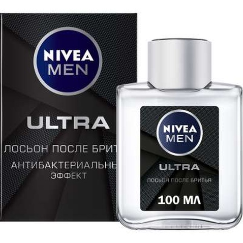 Лосьйон після гоління Nivea Men Ultra з активованим вугіллям 100 мл (4005900495341)