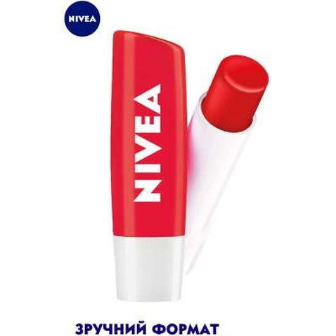 Гігієнічна помада Nivea Полуничне сяйво (4005808369904)