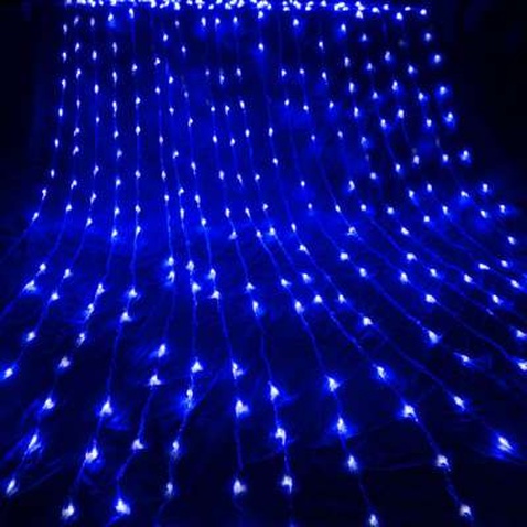 Гірлянда ColorWay штора водоспад 3x3м 300LED 220V синя (CW-GW-300L33VWFBL)