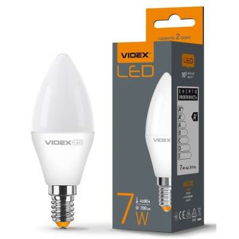Лампочка TITANUM LED C37e 7W E14 4100K (VL-C37e-07144)