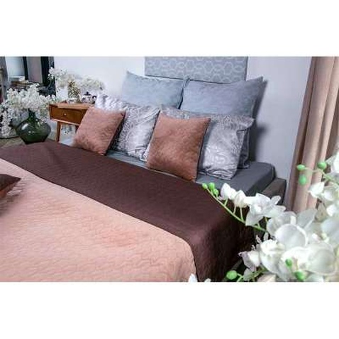 Покривало Руно двостороннє VeLour Коричневе 150 х 220 см (360.55_Cappuccino)