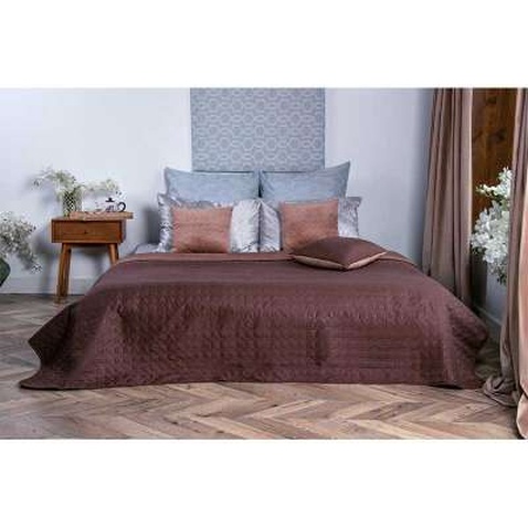 Покривало Руно двостороннє VeLour Коричневе 150 х 220 см (360.55_Cappuccino)