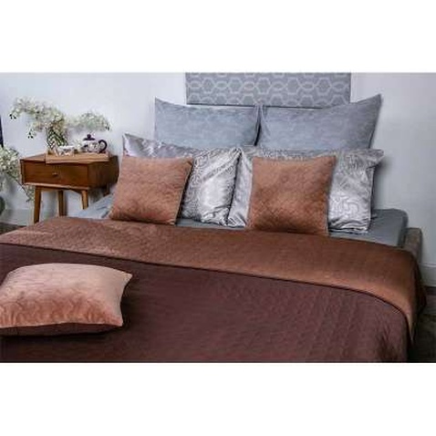 Покривало Руно двостороннє VeLour Коричневе 150 х 220 см (360.55_Cappuccino)