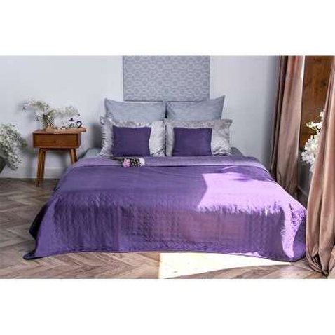 Покривало Руно двостороннє VeLour Фіолетове 180 х 220 см (340.55_Violet)