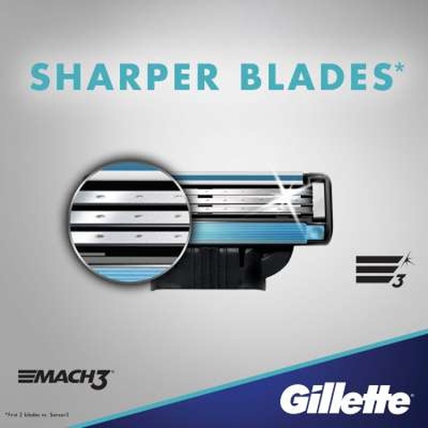 Бритва Gillette Mach3 Turbo з 5 змінними картриджами (7702018610181)