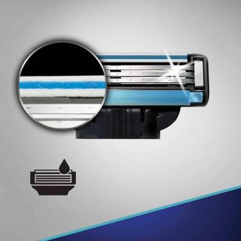Бритва Gillette Mach3 Turbo з 5 змінними картриджами (7702018610181)